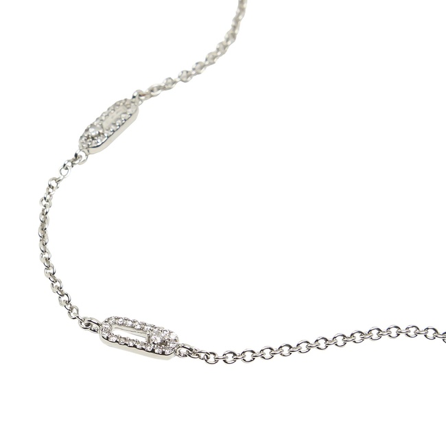 Женский серебряный браслет Parfois артикул 234085 _SV FW2025 Фото ракурс 2 - Женский серебряный браслет Parfois артикул 234085 _SV FW2025