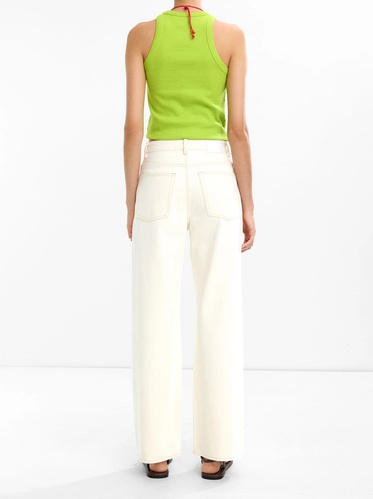 Фото ракурс 2 - Жіночі молочні джинси Parfois артикул 234998 _EC FW2025