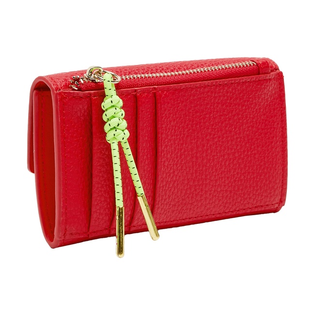 Женский красный кошелёк Parfois артикул 234312 _RD FW2025 Фото ракурс 4 - Женский красный кошелёк Parfois артикул 234312 _RD FW2025