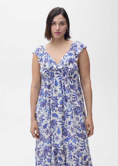 Фото ракурс 7 - Жіноча блакитна сукня Mango артикул 87009070 52 8 season