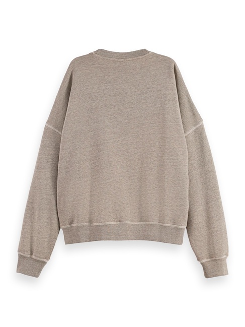 Фото ракурс 6 - Женский серый свитшот SCOTCH & SODA артикул U9E00798T U031 FW2025