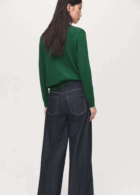 Жіночий зелений джемпер Mango артикул 17005817 49 1 season Фото ракурс 2 - Жіночий зелений джемпер Mango артикул 17005817 49 1 season