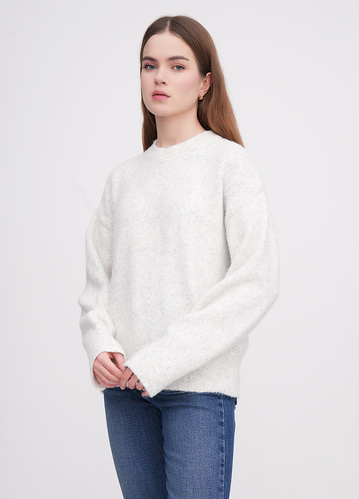 Фото ракурс 1 - Жіночий сірий светр EQUILIBRI артикул W342 085 000 Grey FW2025