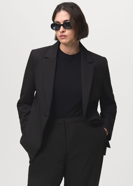 Фото ракурс 7 - Жіночі чорні брюки Mango артикул 17035806 99 1 season