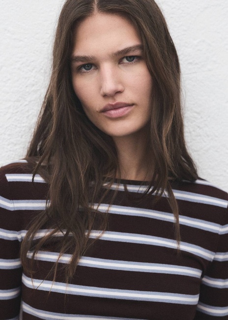 Фото ракурс 4 - Жіночий коричневий джемпер Mango артикул 17005820 32 1 season