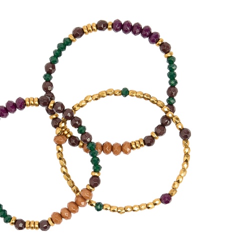 Фото ракурс 2 - Жіночий різнокольоровий браслет Parfois артикул 241016 _HM FW2025