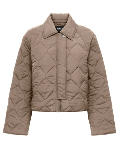 Фото ракурс 1 - Жіноча бежева куртка Only артикул 15348751 SILVER MINK FW2025