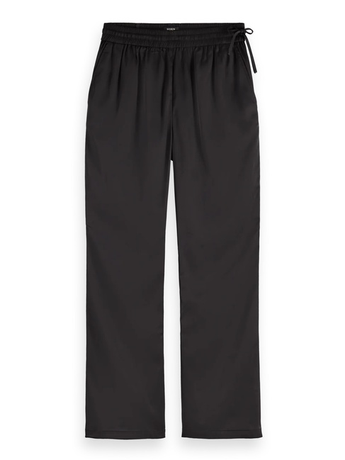 Жіночі чорні брюки SCOTCH & SODA артикул 179547 U001 SS2025 Фото ракурс 1 - Жіночі чорні брюки SCOTCH & SODA артикул 179547 U001 SS2025