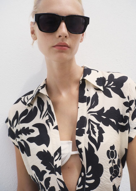 Фото ракурс 4 - Женское молочное платье Mango артикул 17002538 02 1 season