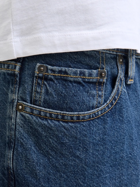 Чоловічі сині джинси Jack & Jones артикул 12272662 Blue denim FW2025 Фото ракурс 6 - Чоловічі сині джинси Jack & Jones артикул 12272662 Blue denim FW2025