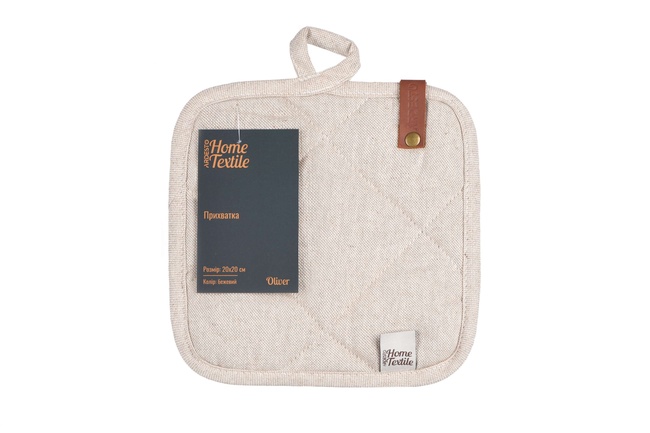 Фото ракурс 5 - Бежева прихватка Ardesto артикул ART04OB No color FW2025