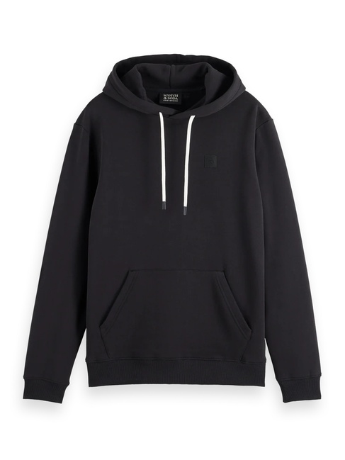 Фото ракурс 4 - Мужское черное худи SCOTCH & SODA артикул 179198 001 FW2025