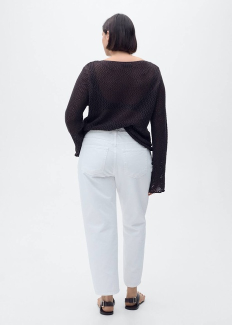 Фото ракурс 5 - Жіночі білі джинси Mango артикул 87056368 01 8 season