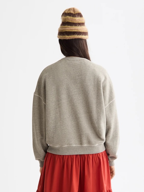 Фото ракурс 2 - Женский серый свитшот SCOTCH & SODA артикул U9E00798T U031 FW2025