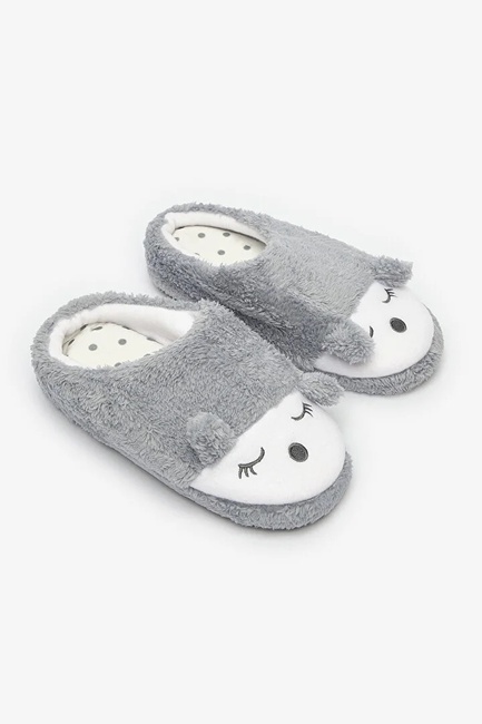 Женские серые тапочки Penti артикул PN38V4LQ24SK BE81 24FW Фото ракурс 2 - Женские серые тапочки Penti артикул PN38V4LQ24SK BE81 24FW