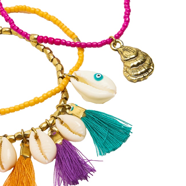 Женский разноцветный браслет Parfois артикул 234934 _BM FW2025 Фото ракурс 2 - Женский разноцветный браслет Parfois артикул 234934 _BM FW2025