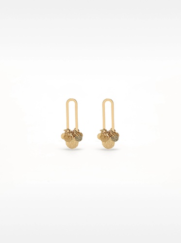 Фото ракурс 1 - Жіночі золоті сережки Parfois артикул 231608 _GD SS2025