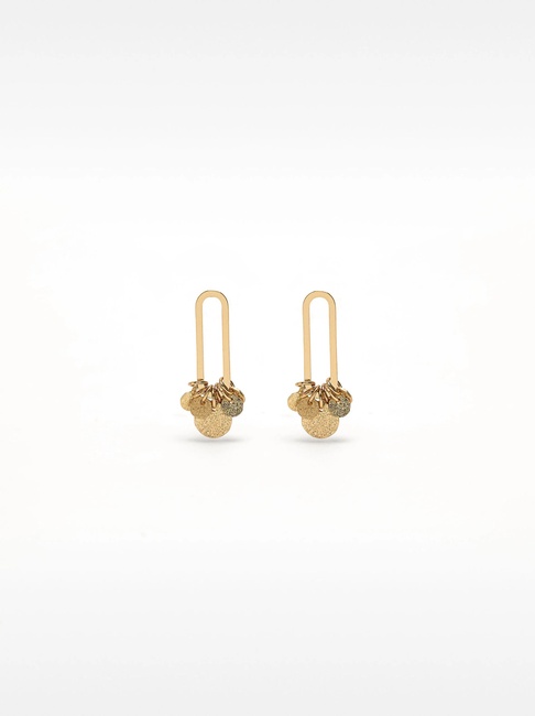 Жіночі золоті сережки Parfois артикул 231608 _GD SS2025 Фото ракурс 1 - Жіночі золоті сережки Parfois артикул 231608 _GD SS2025