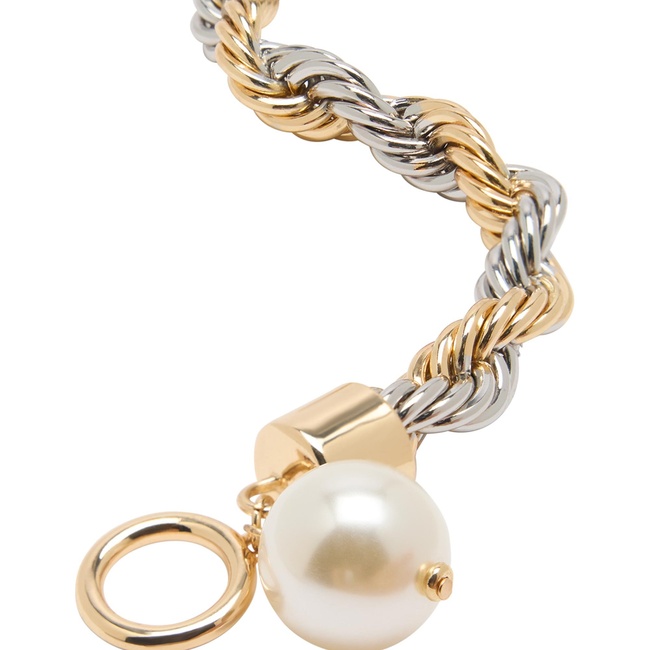 Фото ракурс 2 - Женский золотой браслет Parfois артикул 225242 _MM FW2025