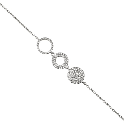 Фото ракурс 2 - Жіночий срібний браслет Parfois артикул 237874 _SV FW2025