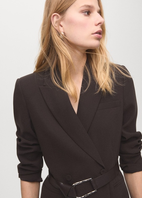 Фото ракурс 4 - Женское коричневое платье Mango артикул 27061242 32 2 season