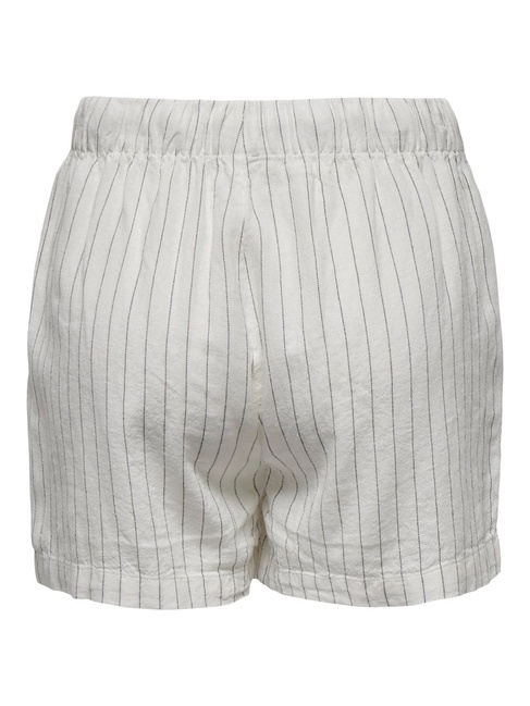 Жіночі білі шорти Only артикул 15314055 CLOUD DANCER SS2025 Фото ракурс 4 - Жіночі білі шорти Only артикул 15314055 CLOUD DANCER SS2025