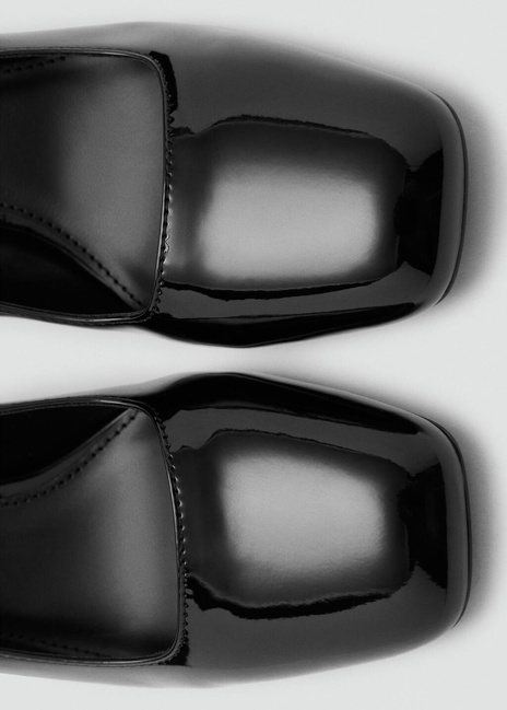 Жіночі чорні туфлі Mango артикул 27041236 99 2 season Фото ракурс 4 - Жіночі чорні туфлі Mango артикул 27041236 99 2 season