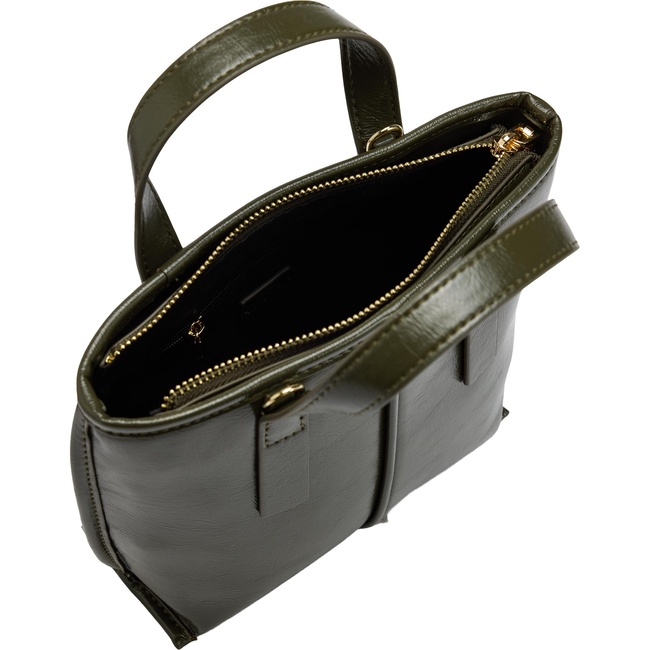 Женская зеленая сумка Parfois артикул 241050 _KK FW2025 Фото ракурс 4 - Женская зеленая сумка Parfois артикул 241050 _KK FW2025