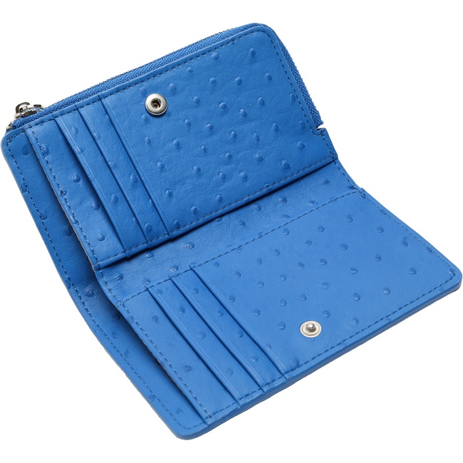 Фото ракурс 3 - Женский синий кошелёк Parfois артикул 232368 _BL FW2025