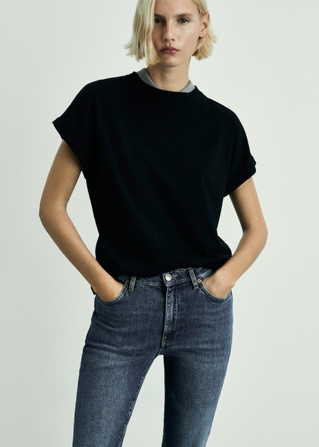 Фото ракурс 4 - Женские синие джинсы Mango артикул 87020452 TO 8 season