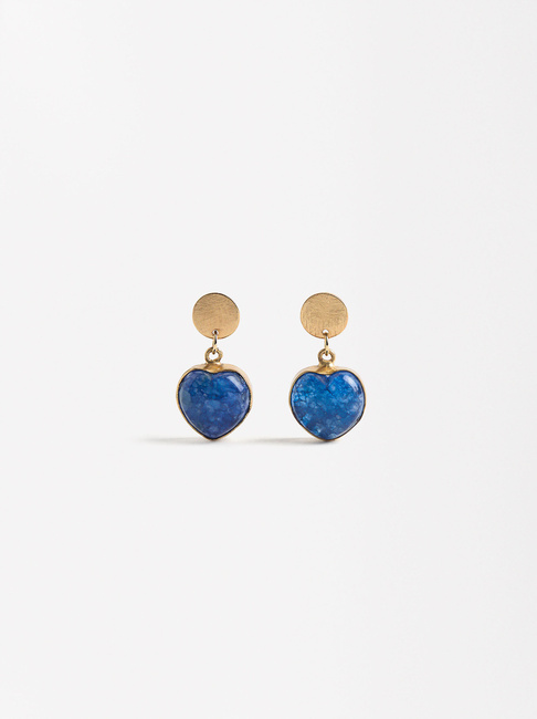 Фото ракурс 1 - Женские синие серьги Parfois артикул 232471 DBL SS2025