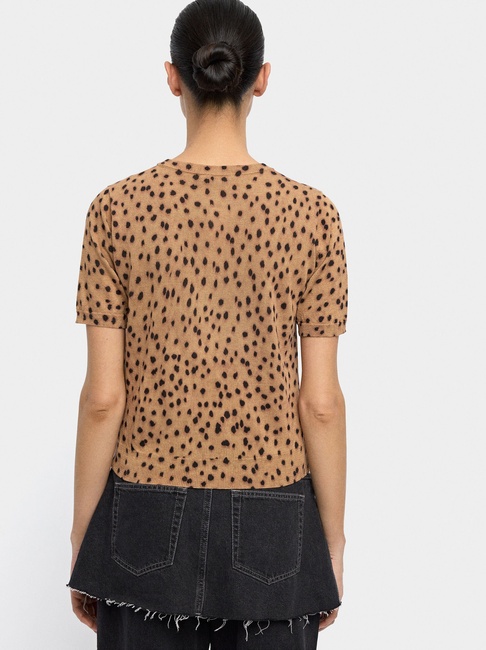 Женский коричневый свитер Parfois артикул 238438 _CA FW2025 Фото ракурс 2 - Женский коричневый свитер Parfois артикул 238438 _CA FW2025