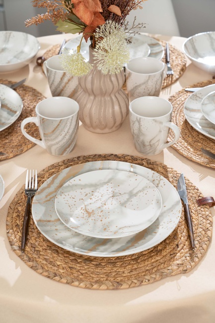 Фото ракурс 6 - Бежевий салатник Ardesto артикул AR0914S No color FW2025