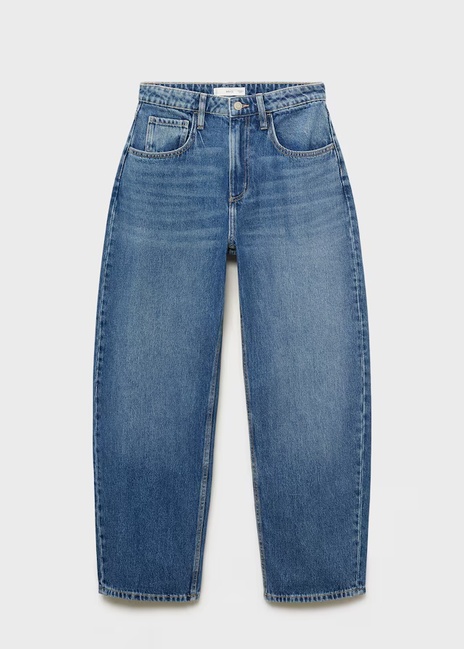 Жіночі сині джинси Mango артикул 17034097 TO 1 season Фото ракурс 3 - Жіночі сині джинси Mango артикул 17034097 TO 1 season