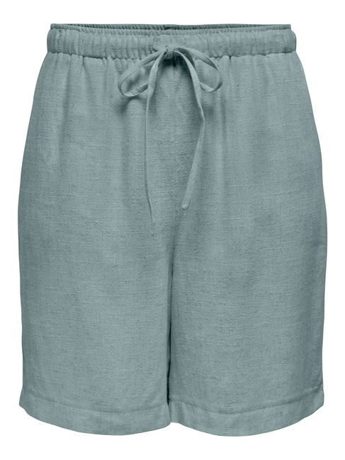 Фото ракурс 3 - Жіночі сірі шорти Only артикул 15333032 Abyss SS2025