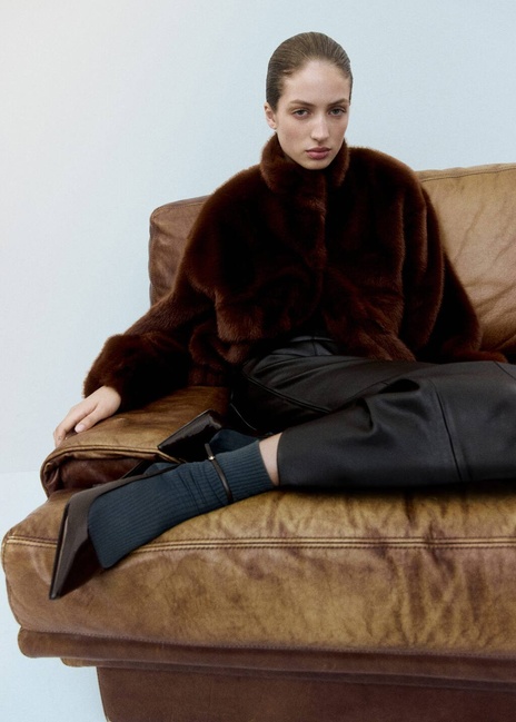 Женские коричневые туфли Mango артикул 27061218 32 2 season Фото ракурс 3 - Женские коричневые туфли Mango артикул 27061218 32 2 season