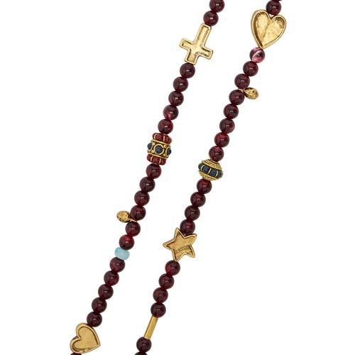 Фото ракурс 2 - Жіноче бордовe намисто Parfois артикул 240862 _HM FW2025