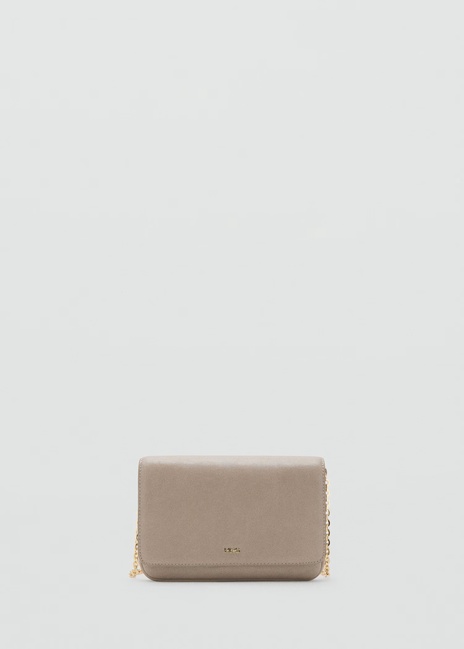 Фото ракурс 4 - Жіноча коричнева сумка Mango артикул 17095150 35 1 season