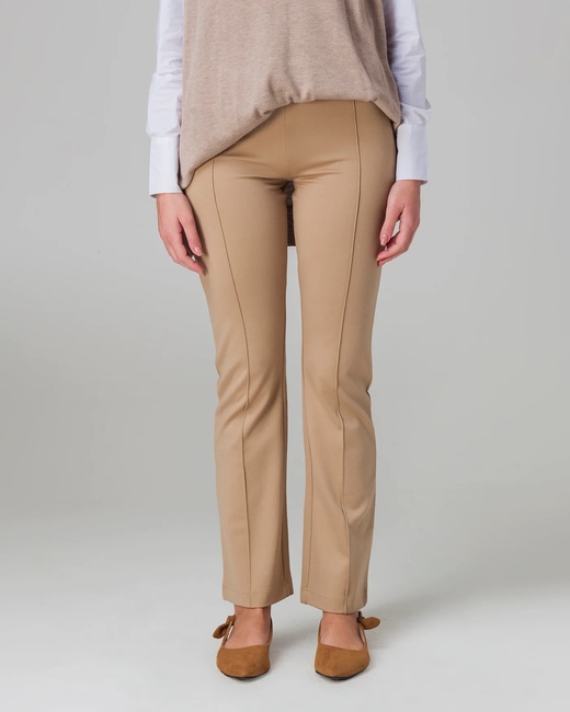 Жіночі бежеві штани Piazza Italia артикул 32568 Hay beige FW2025 Фото ракурс 1 - Жіночі бежеві штани Piazza Italia артикул 32568 Hay beige FW2025