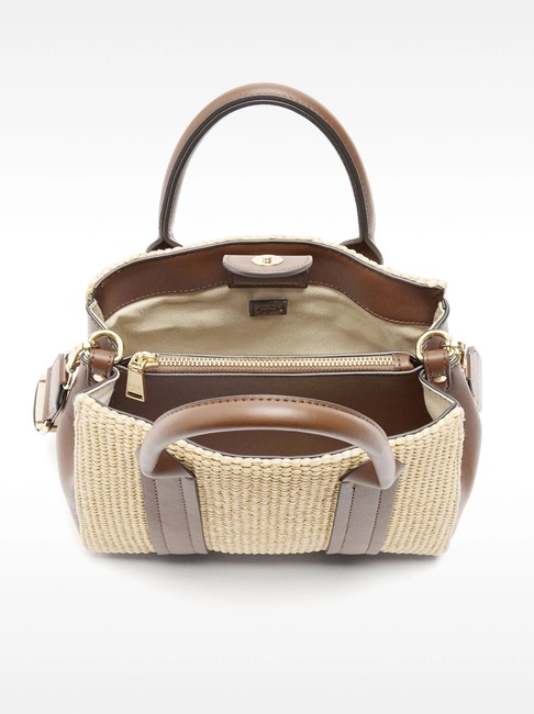 Фото ракурс 3 - Женская бежевая сумка Parfois артикул 230585 NCM SS2025