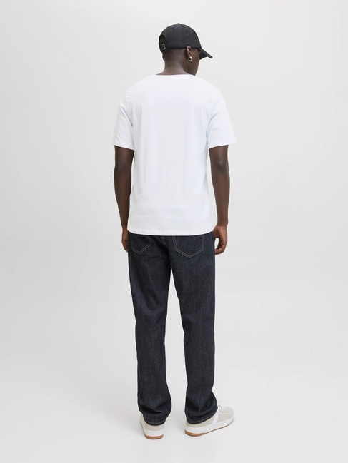 Фото ракурс 2 - Чоловіча біла футболка Jack & Jones артикул 12279100 White FW2025