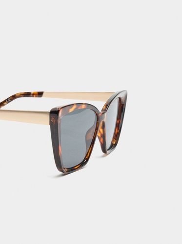 Фото ракурс 2 - Жіночі коричневі окуляри Parfois артикул 1703241 DBU FW2025