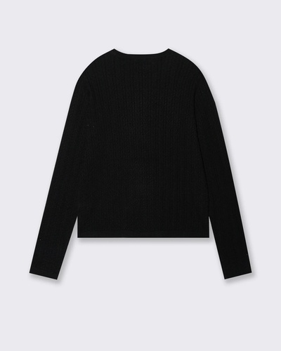 Фото ракурс 2 - Жіночий чорний джемпер Piazza Italia артикул 57947 Black FW2025