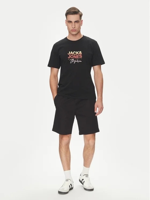 Мужские черные шорты Jack & Jones артикул 12274983 Black FW2025 Фото ракурс 3 - Мужские черные шорты Jack & Jones артикул 12274983 Black FW2025