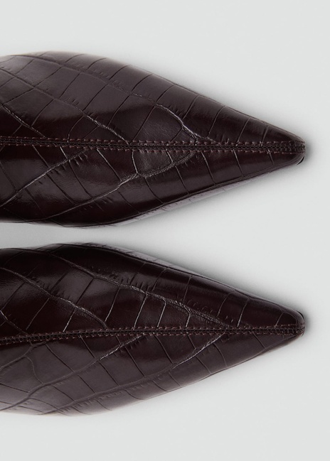 Фото ракурс 4 - Жіночі коричневі ботильйони Mango артикул 17026737 32 1 season