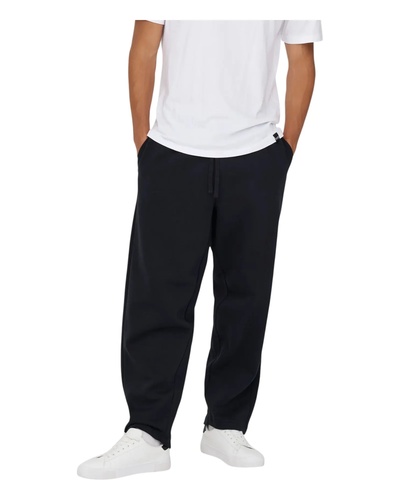 Фото ракурс 1 - Мужские черные штаны ONLY & SONS артикул 22034252 Black FW2025