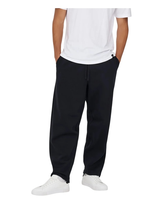 Фото ракурс 1 - Чоловічі чорні штани ONLY & SONS артикул 22034252 Black FW2025