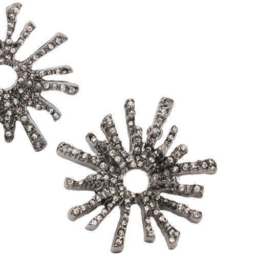 Фото ракурс 2 - Жіночі чорні сережки Parfois артикул 220340 _BK FW2025