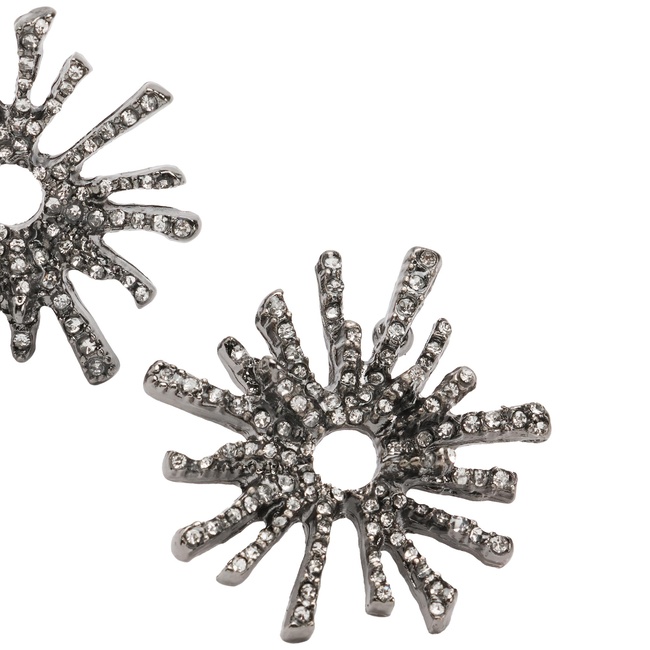 Фото ракурс 2 - Жіночі чорні сережки Parfois артикул 220340 _BK FW2025