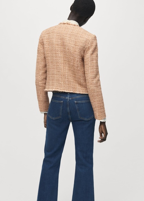 Фото ракурс 2 - Жіночий бежевий жакет Mango артикул 17077140 09 1 season